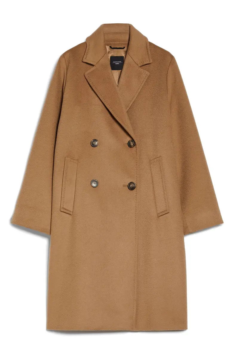 Weekend Max Mara Zum Double Breasted Virgin Wool Coat | Nordstrom | Nordstrom