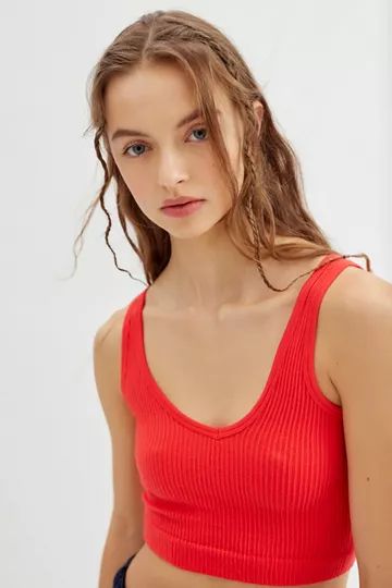 Out From Under Drew Seamless Ribbed Bra Top | Urban Outfitters (US and RoW)