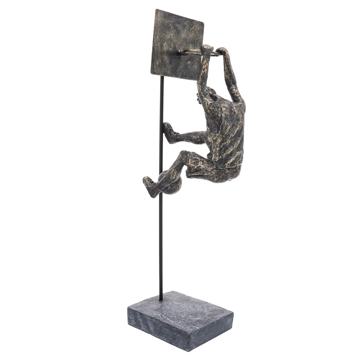 Orren Ellis Bronze Polyresin Basketball Sculpture Contemporary | Wayfair | Wayfair North America