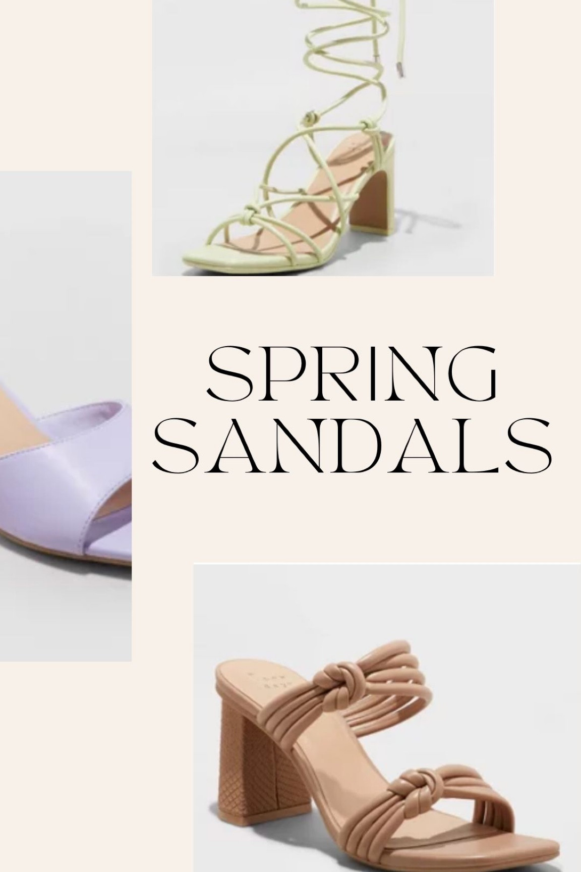 Spring sandals to refresh your closet

#LTKSeasonal #LTKshoecrush #LTKunder50
