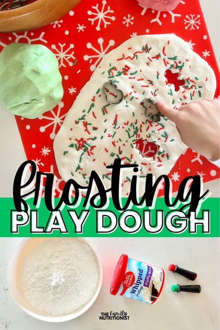Homemade frosting play dough 

#LTKHoliday #LTKSeasonal