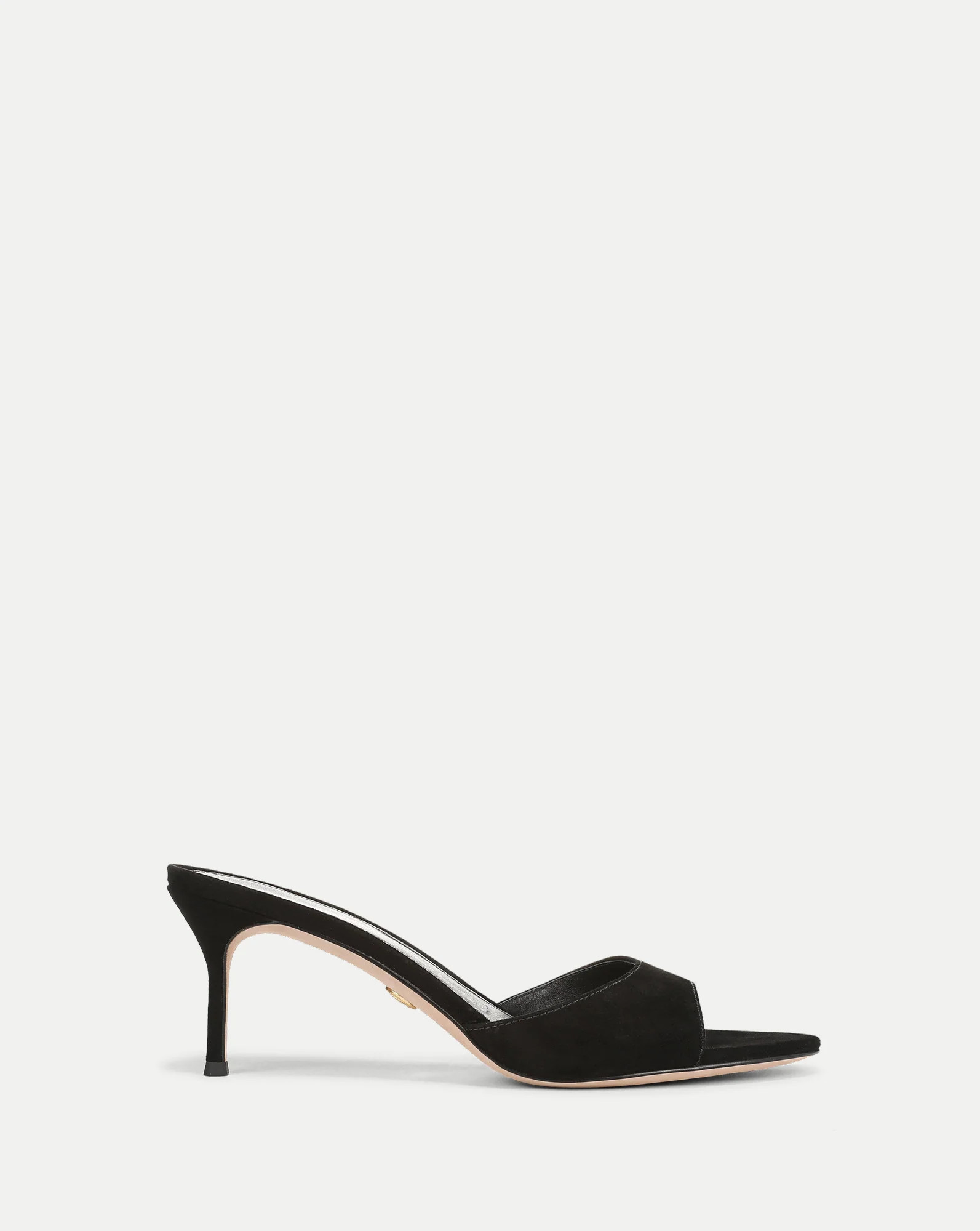 Veronica Beard Tia Suede Sandal Black | Veronica Beard