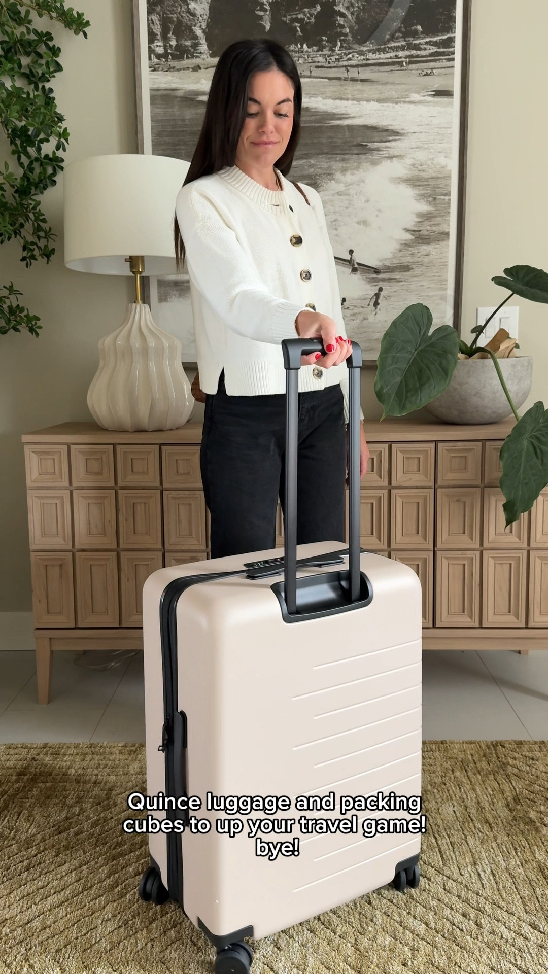 No more messy suitcases! Up your travel game… this luggage and packing cubes from @onequince are the absolute best. I’ve had mine for years and the quality, price point and functionality is amaaaazing! This is the Medium Check-In Luggage in Tan. 👏 #QuincePartner

#LTKTravel