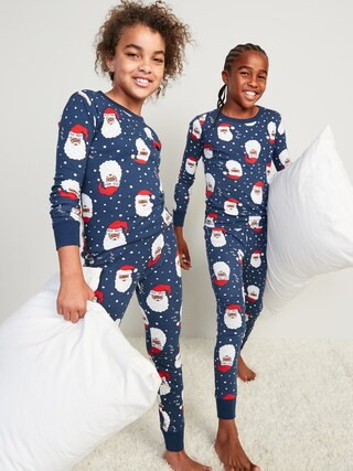 Matching Santa Claus Gender-Neutral Snug-Fit Pajamas for Kids | Old Navy (CA)