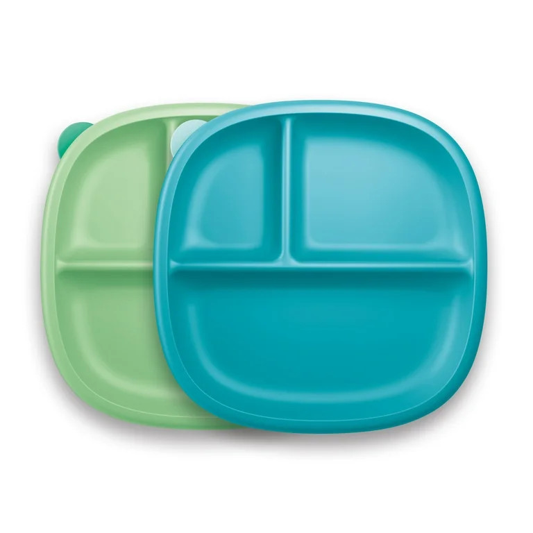 NUK Suction Plates and Lid, Assorted Colors, 2 Pack, 6+ Months | Walmart (US)