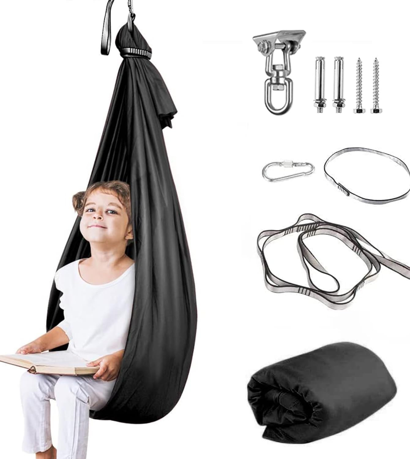 Therapy Swing for Kids with Special Needs (Hardware Included) Sensory Swing Cuddle Indoor Outdoor... | Amazon (US)