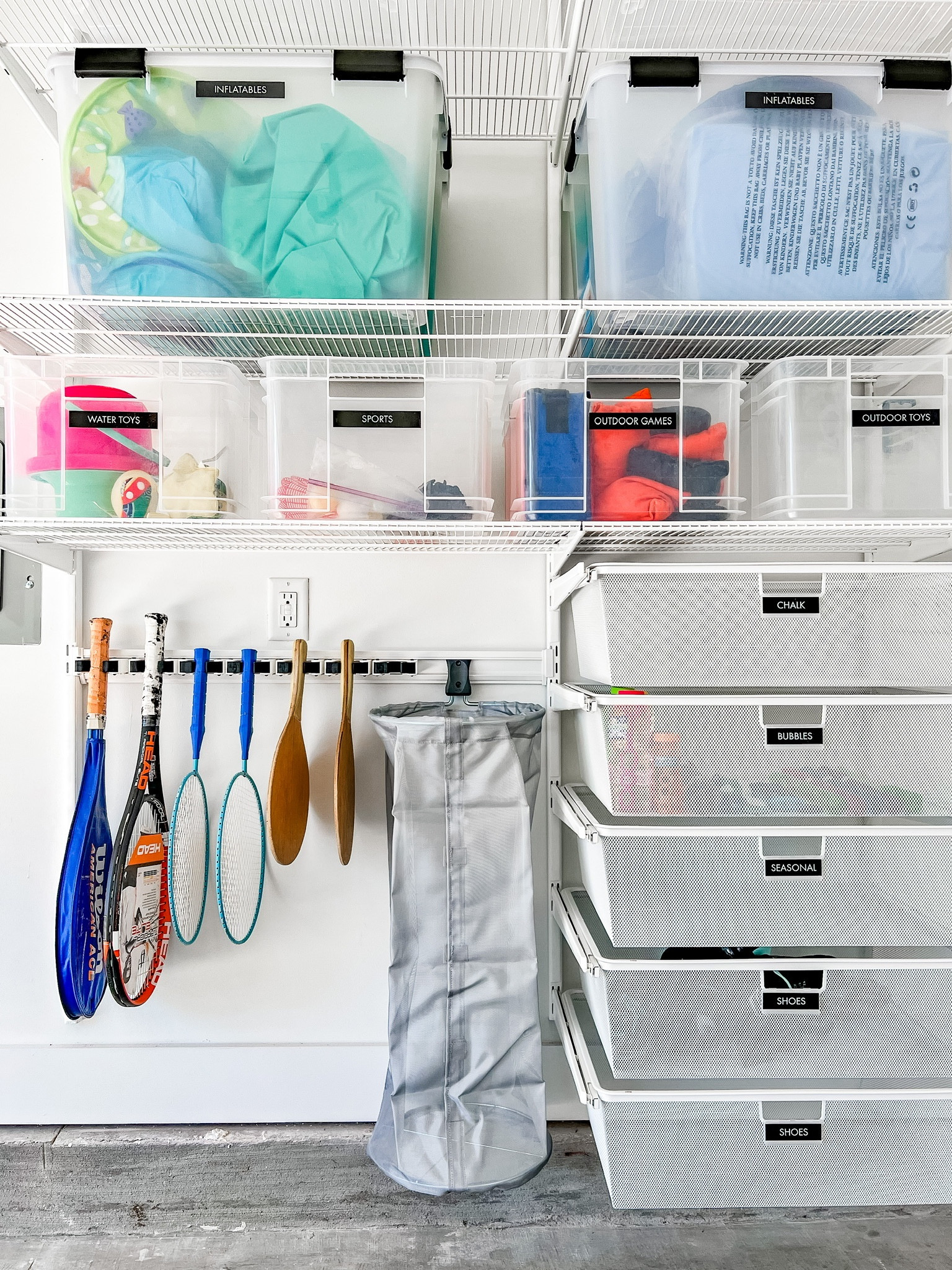 Our team knocked this design and install out of the park! Multiple solutions here for sports storage!

#LTKhome #LTKBacktoSchool #LTKkids