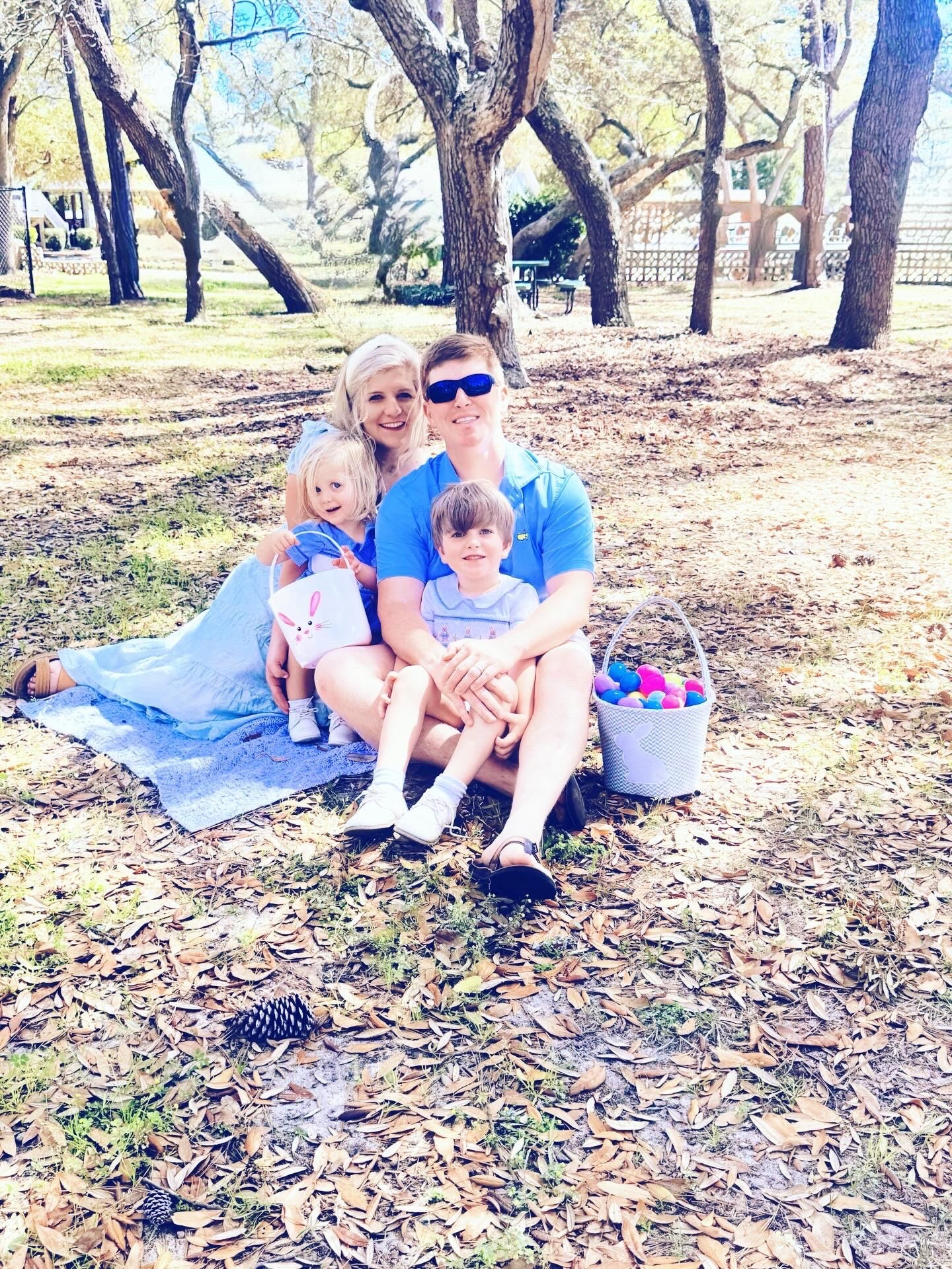 Happy Easter from our family to yours!! 🐇🥕🥚🧺 Our hearts are overflowing with joy 🐣 and blessings ☀️ this Easter Season and we are so grateful for our Risen 🙌🏽 Savior!! 🌼🪺 He is not here, for He has Risen Indeed!! ✝️🐣🌸 #happyeaster #heisrisenindeed 

Headed out the door 🚪 now to our favorite tradition of the sunrise 🌅 service overlooking the ocean 🌊 and then back to see what the Easter Bunny 🐰 brought the babies!! 👶🏼🥰 Thank you, Jesus, for these blessings upon us 🌷 and the abundant life we have in you!! 🪻💐 #easteratthebeach #heisrisen #thankyoujesus