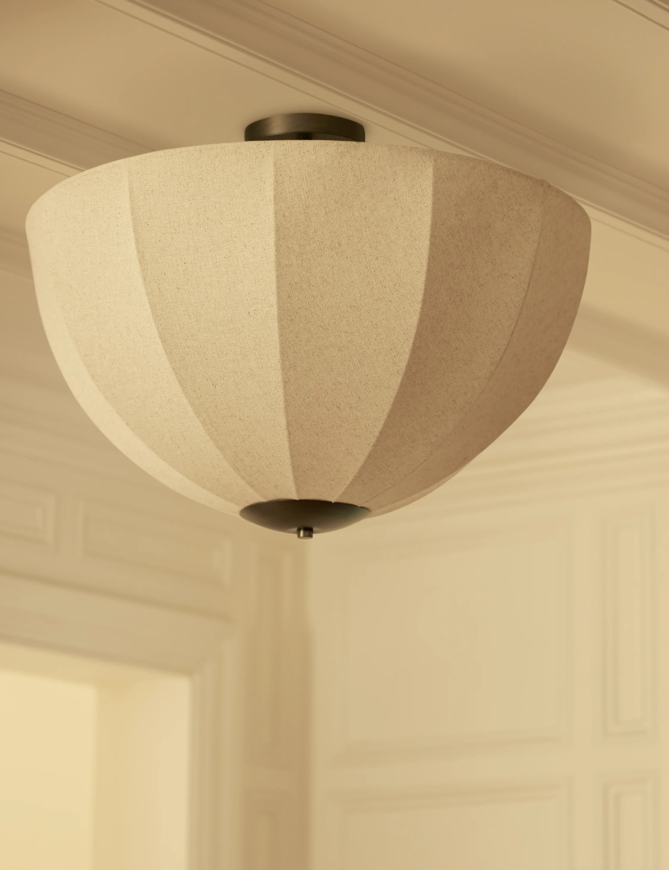 Sello Flush Mount Light by DISC Interiors, Ivory 22"Dia | Lulu and Georgia 