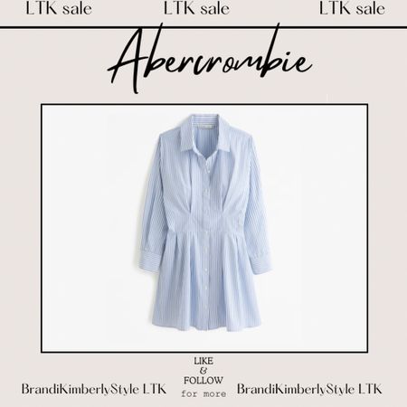 Get 20% off by shopping through my LTK. This Effortless elegance in the A&F Long-Sleeve Poplin Shirt Dress. For a versatile style that goes from desk to dinner seamlessly. #AbercrombieStyle #ShirtDressChic#AbercrombieFashion #AbercrombieStyle Happy shopping! #sale #spring #save #ltkspringsale BrandiKimberlyStyle


#LTKSeasonal #LTKSpringSale #LTKstyletip