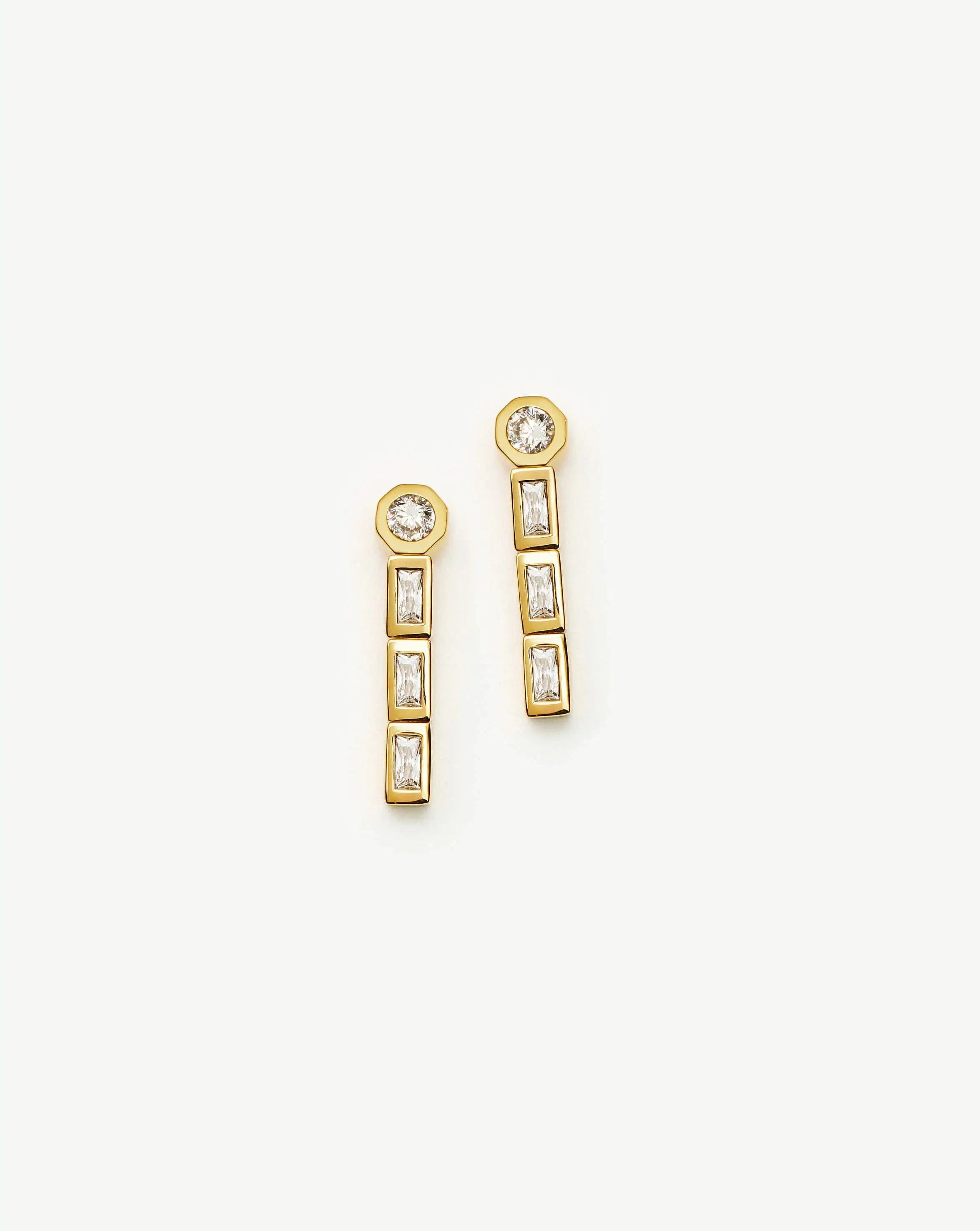 Lucy Williams Tennis Small Drop Earrings | Missoma UK | Missoma UK