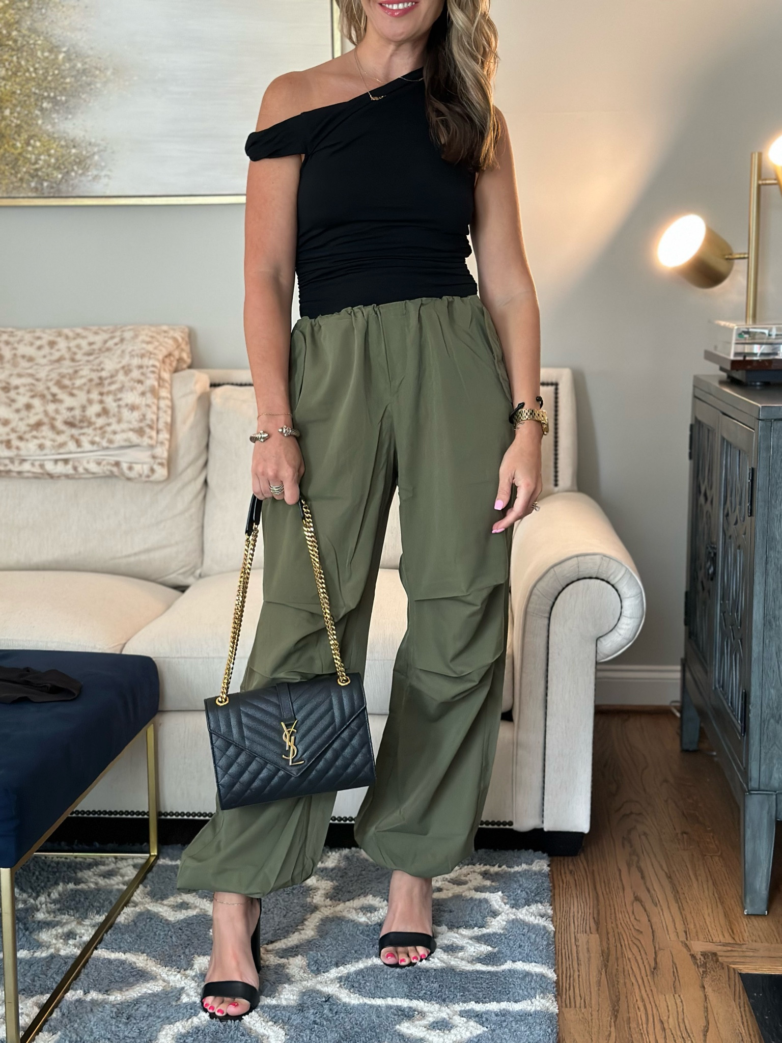 Vici sale | parachute pants | cargo pants | saint laurent 

#LTKsalealert #LTKitbag #LTKover40