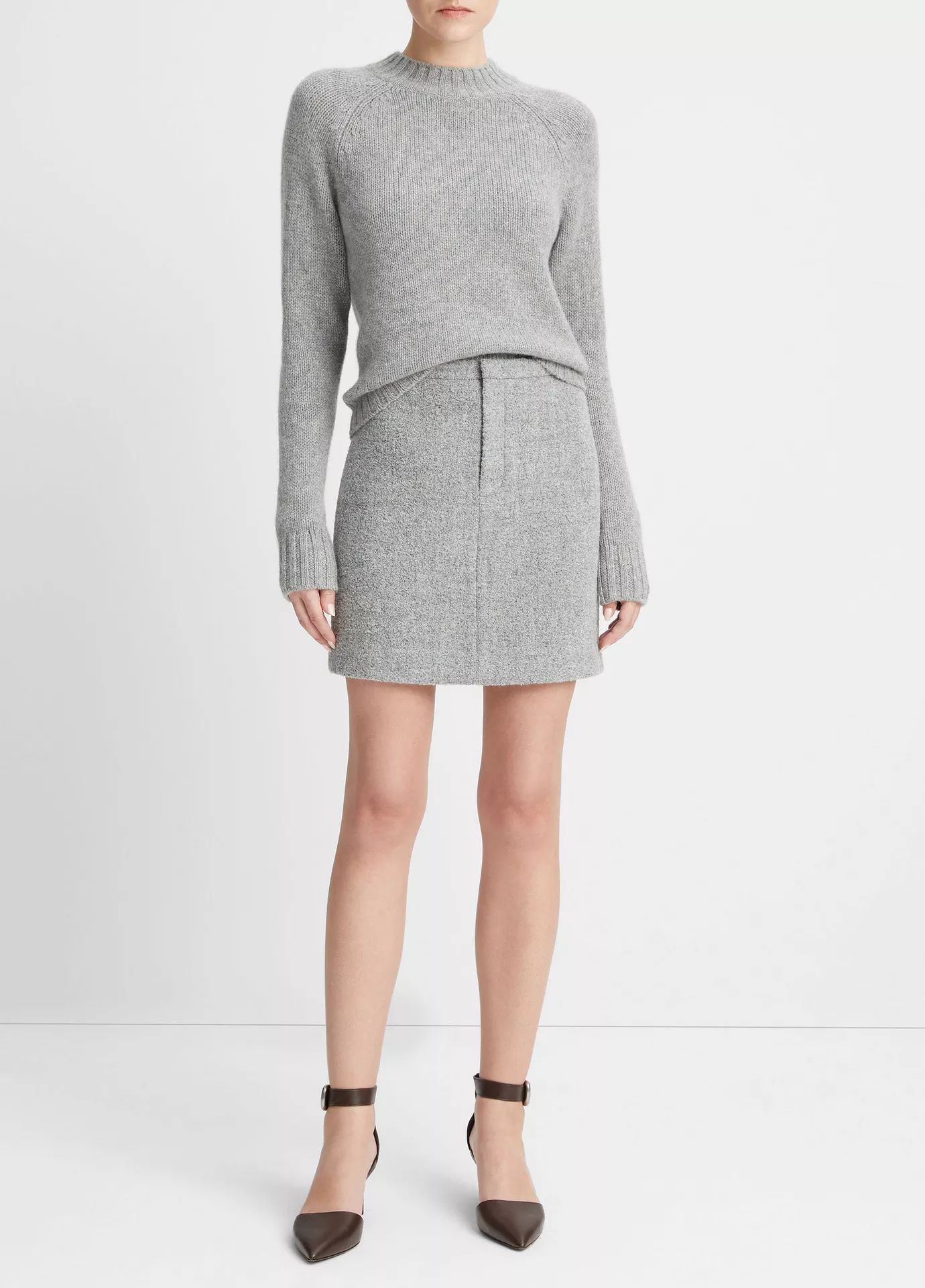 Pebble-Textured Mini Skirt | Vince LLC