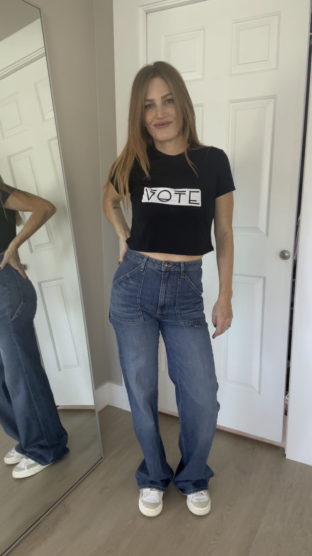 These jeans. And some more affordable options  

#LTKStyleTip #LTKFindsUnder100