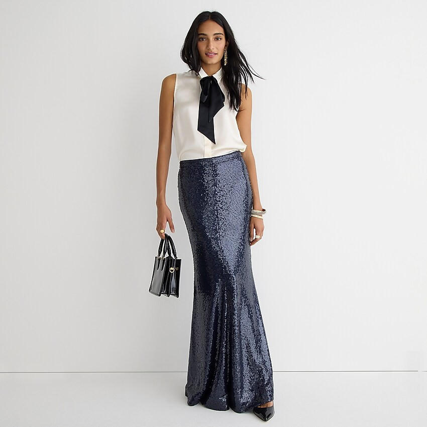 Marie Marot X J.Crew sequin maxi skirt | J. Crew US