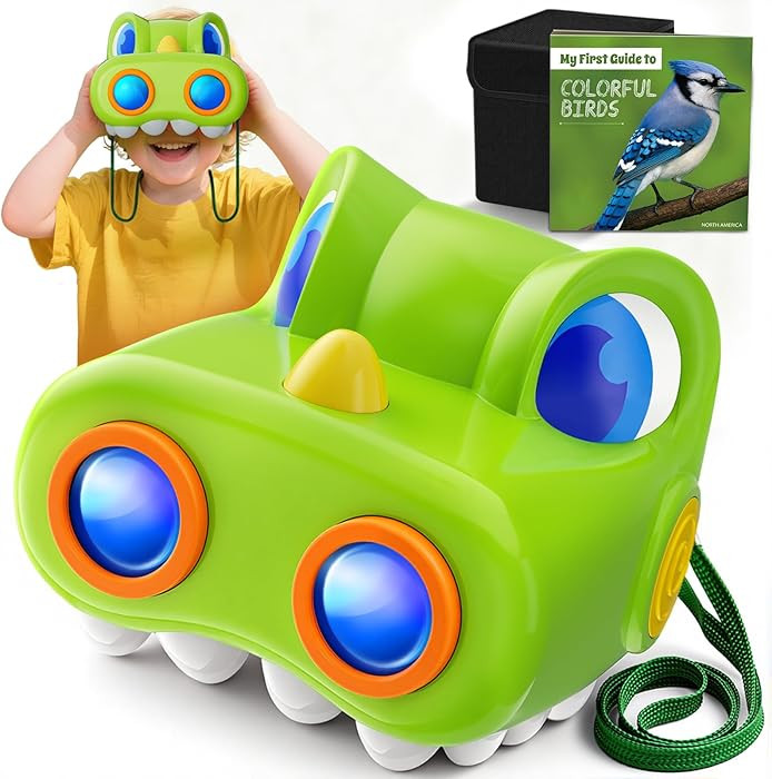 Dinosaur Toys for Boys Age 3-12 Kids Binoculars, Dinosaur Binoculars with Compass & Bird Watching... | Amazon (US)