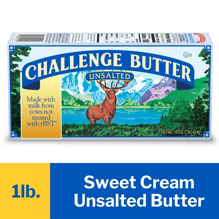 Challenge Butter Unsalted Butter, 1 lb, 4 Sticks - Walmart.com | Walmart (US)