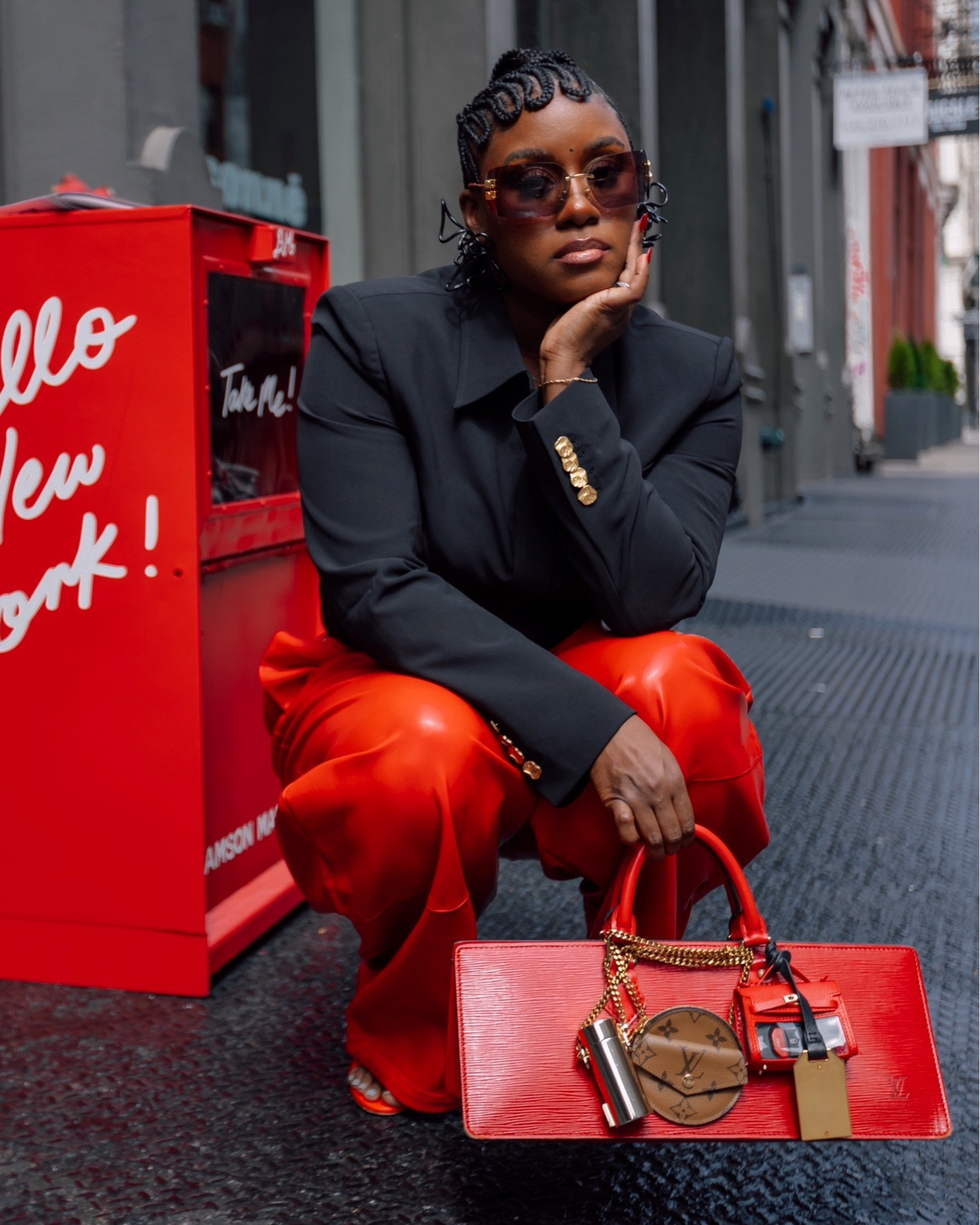 Vintage Louis Vuitton Sac Triangle Epi Leather bag under $400

#LTKItBag