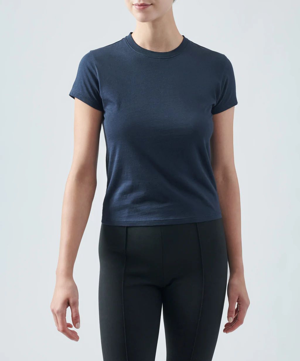 Classic Jersey Relaxed Baby Tee - Midnight | ATM Collection