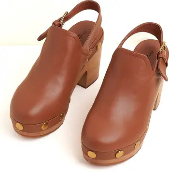 Hari Platform Slingback Studded Clog | Nordstrom