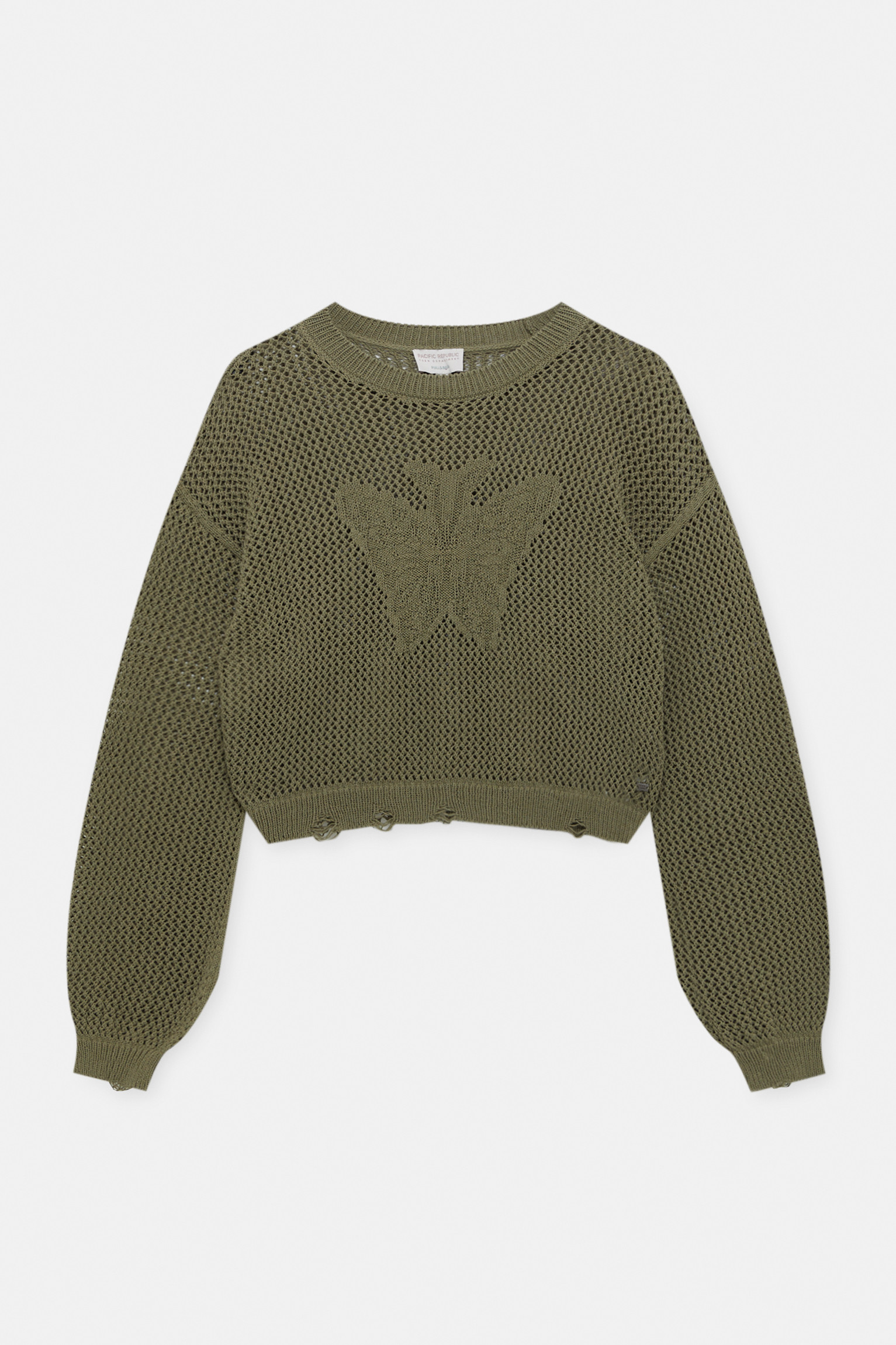 Openwork butterfly sweater | PULL and BEAR UK