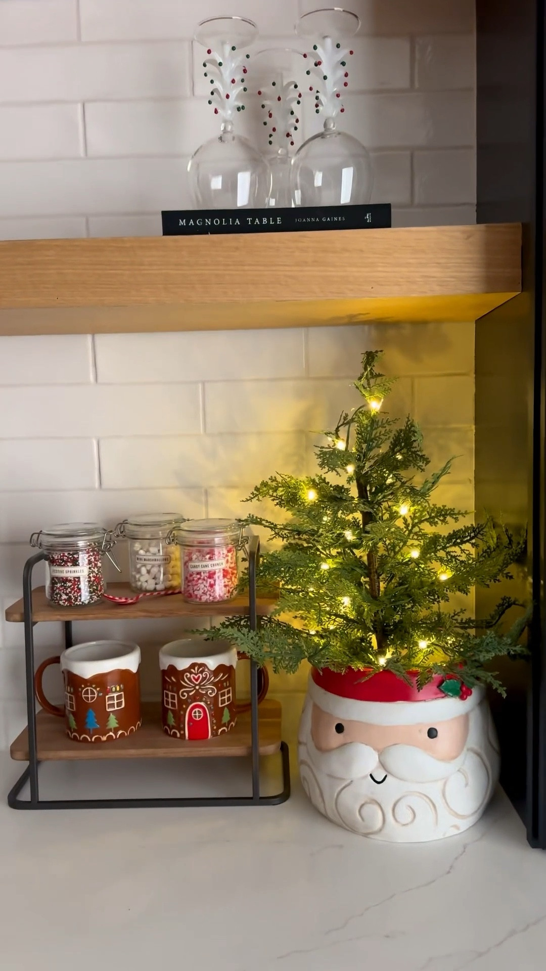 I didn’t plan on decorating the kitchen for Christmas yet … until I found these 😆🎅🏻 I found the cutest Santa buckets and styled them with a few cozy touches … a twinkling tree, velvet ribbon and festive mugs! 

Amazon Christmas finds
Amazon home 
Christmas home decor 
Cozy Christmas 
Christmas decorating 
Twinkle lights 
Christmas trees 



#LTKHoliday #LTKSeasonal #LTKHome