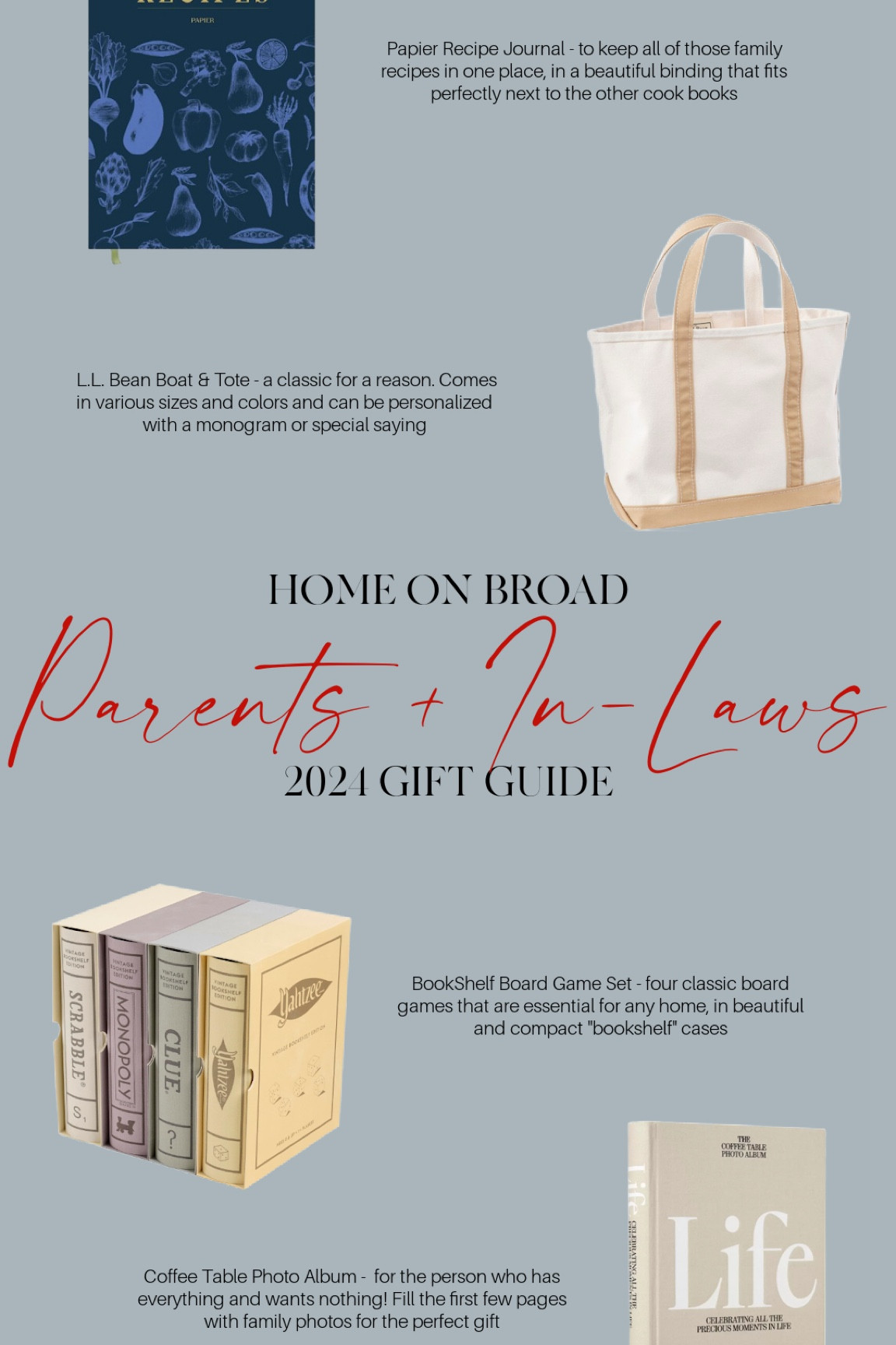 Parents & In-Laws 2024 Gift Guide! 




#LTKHoliday #LTKSeasonal #LTKGiftGuide
