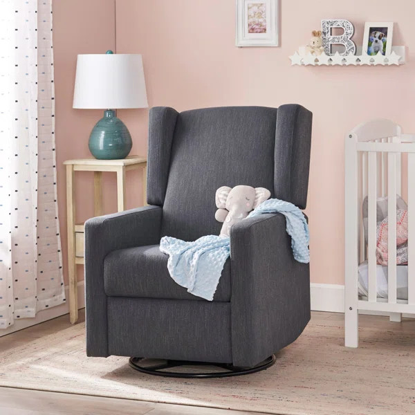 Bines Upholstered Swivel Recliner | Wayfair North America