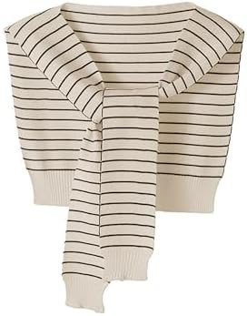 Women's Fashion Sweater Knitted Knotted Shawl Wraps Cape Tops Blouses | Amazon (US)