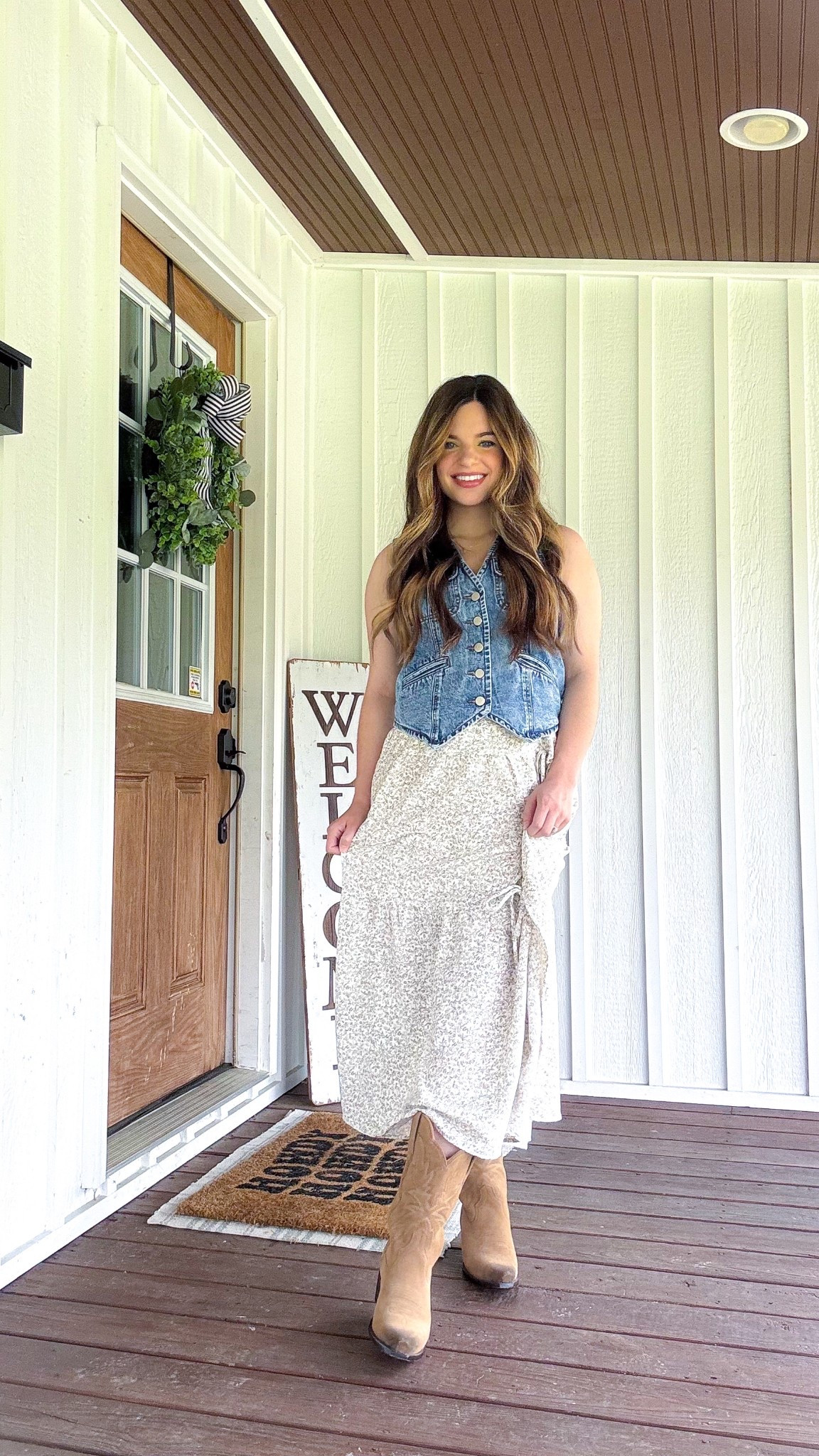 Spring breastfeeding friendly western wear. Church outfit. Modest fashion. Western fashion. Tennessee living  

#LTKU #LTKFestival #LTKFamily