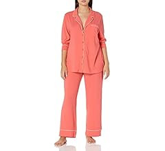 Amazon Essentials Women's Cotton Modal Long-Sleeve Shirt and Full-Length Bottom Pyjama Set (Avail... | Amazon (UK)