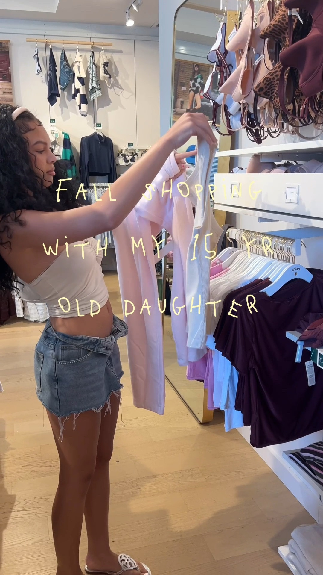Fall picks from my 15 yr old who loves to shop with my money 😂🛒 Aerie had 30 to 40% off today for Memorial Day! If you have a teenage daughter she might love these pieces!

#LTKmomlife