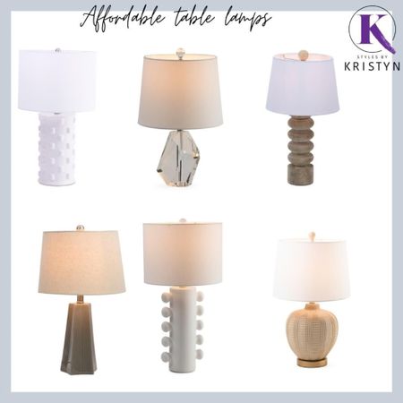 Affordable table lamps! 

#LTKsalealert #LTKhome #LTKstyletip