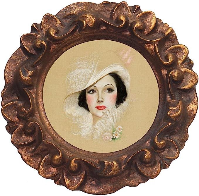 PARAFAYER Vintage Small Picture Frame 3x3,Antique Ornate Photo Frame With Floral Relief,Wall and ... | Amazon (US)