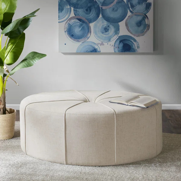 Christopher Tufted Oval Cocktail Ottoman | Wayfair North America