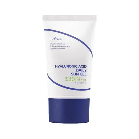 Isntree Hyaluronic Acid Daily Sun Gel, SPF30 PA+++ UVA/UVB, UV Defense, Hydrating Formula, Watery Texture, 50ml/1.69 fl.oz. | Walmart (US)