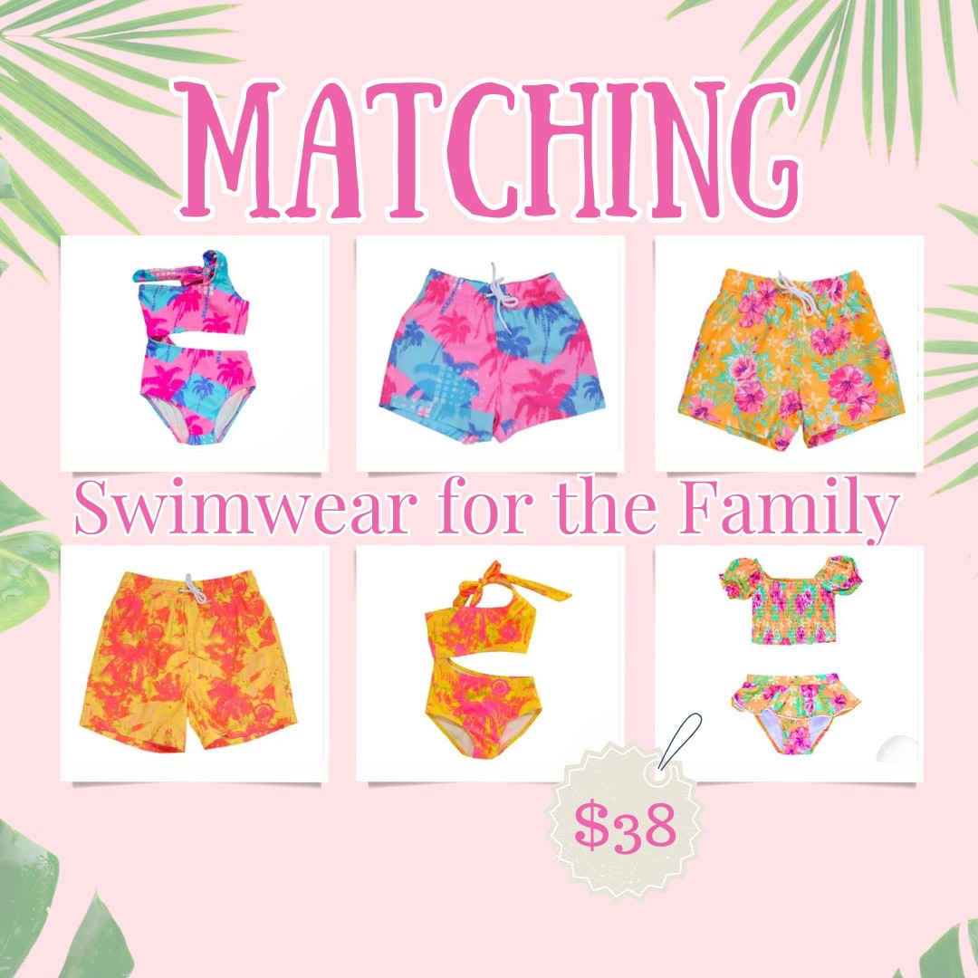 Who's ready for spring break? I've searched high and low for cute swimwear and there's are the best I've come by for family matching! Lots of bright color options🌸

Best swimsuits 2025
Trending swimwear 2025
Stylish swimsuits for summer 2025
New swimwear collections 2025
Designer swimsuits 2025
Affordable swimsuits 2025
Kids’ swimsuits 2025
Matching family swimsuits
Mom and me swimsuits
Daddy and me swim trunks
Sibling matching swimwear
Toddler swimsuits
Baby swimwear
Tummy control swimsuits
High-waisted bikinis
One-piece swimsuits with support
Two-piece swimsuits for moms
Bright swimsuits for vacation
Floral swimsuits for summer
Neon bikinis 2025
Resort wear swimsuits
Beach vacation swimwear
Honeymoon swimsuits
Poolside fashion 2025
Modest swimwear trends
Plus-size swimwear 2025
Cut-out swimsuits for summer
Ribbed bikini sets
Sporty swimsuits for active moms
Chic black swimsuits

#LTKSwim #LTKKids #LTKFamily