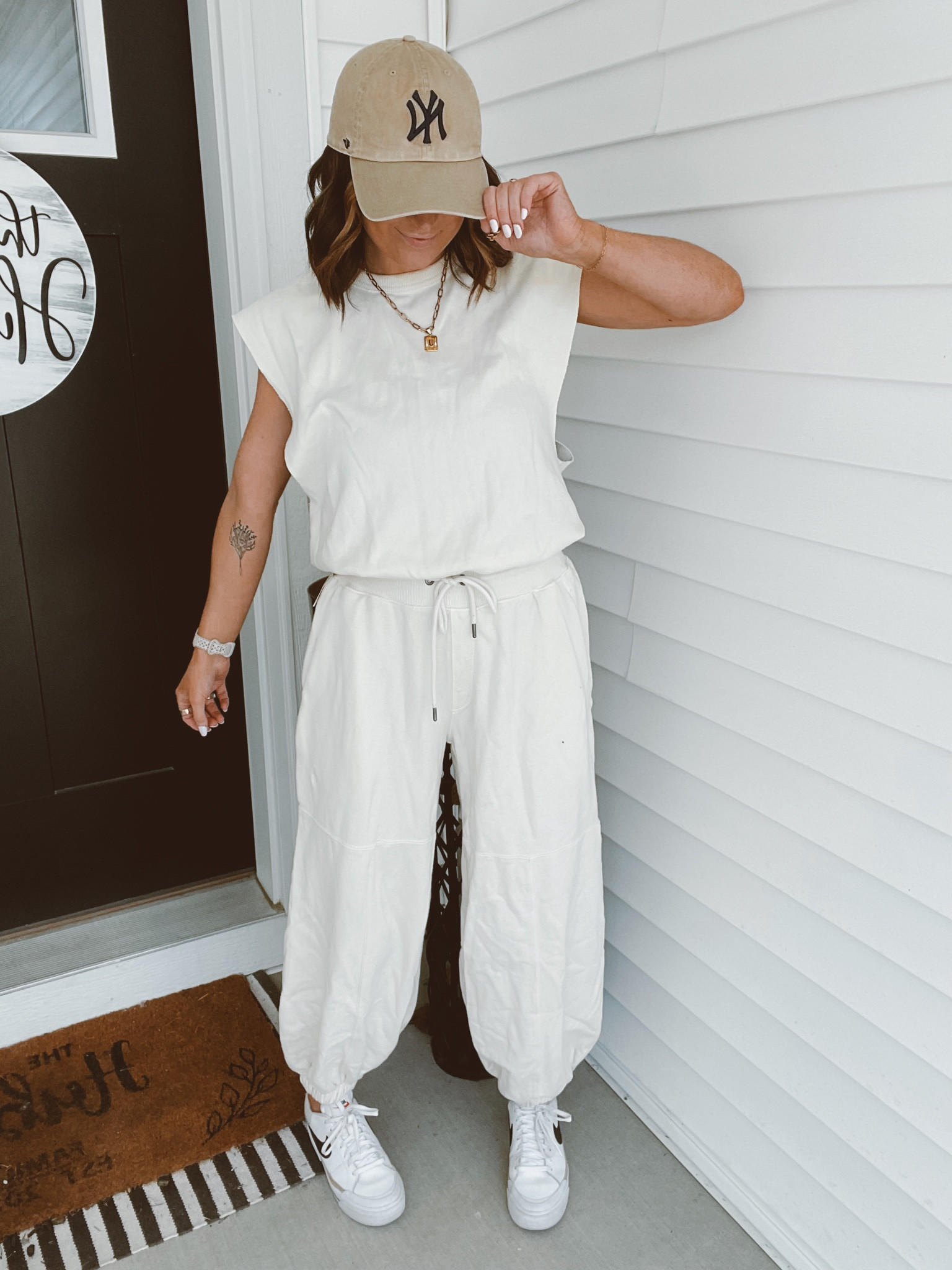 The perfect cozy chic outfit for a long day of traveling! This jumpsuit is new to my closet and so cozy and cute! It does run oversize so I suggest sizing down! Wearing a small for reference! 

#LTKtravel #LTKFind #LTKstyletip
