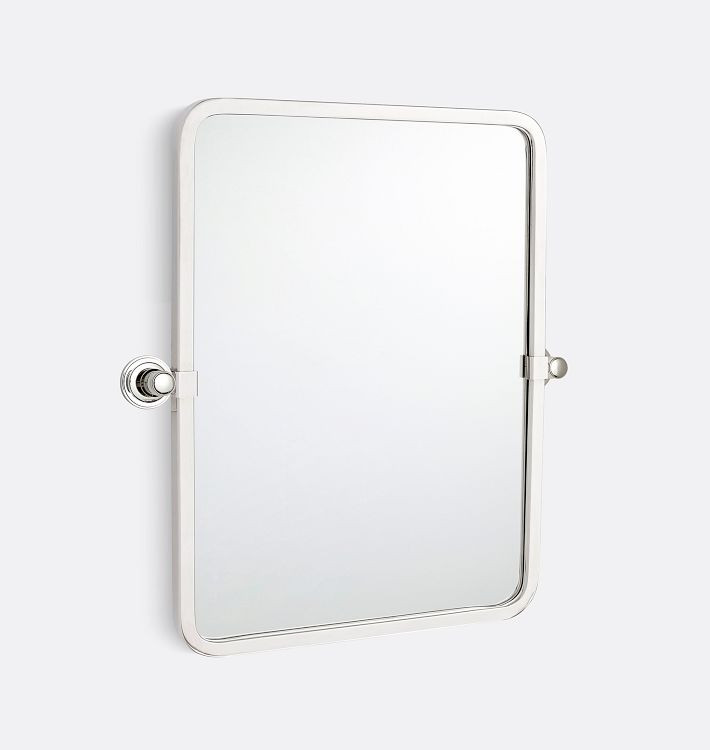 Rigdon Rounded Rectangle Pivot Mirror | Rejuvenation