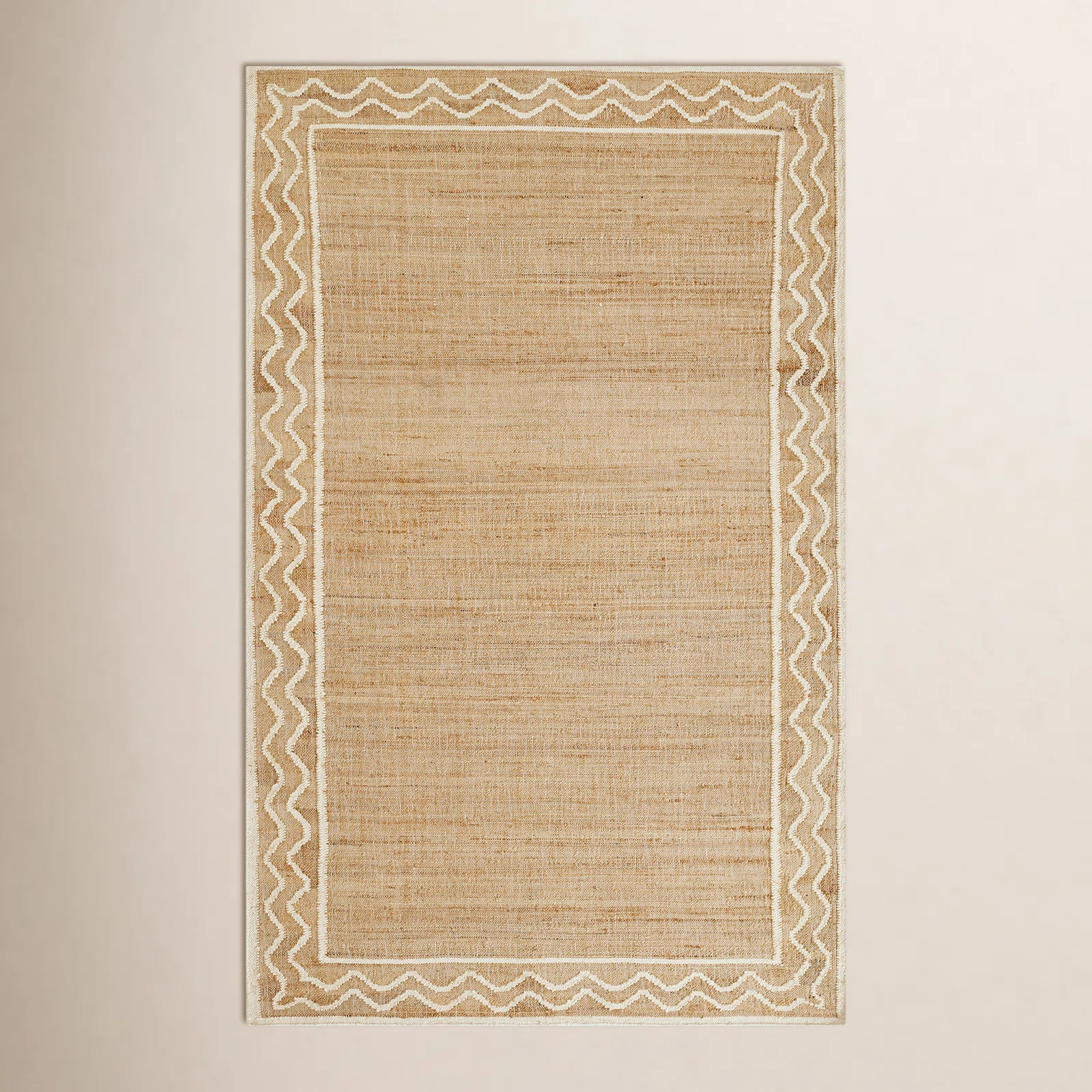 Erin Gates by Momeni Orchard Ripple Natural Hand Woven Wool and Jute Area Rug | Birch Lane