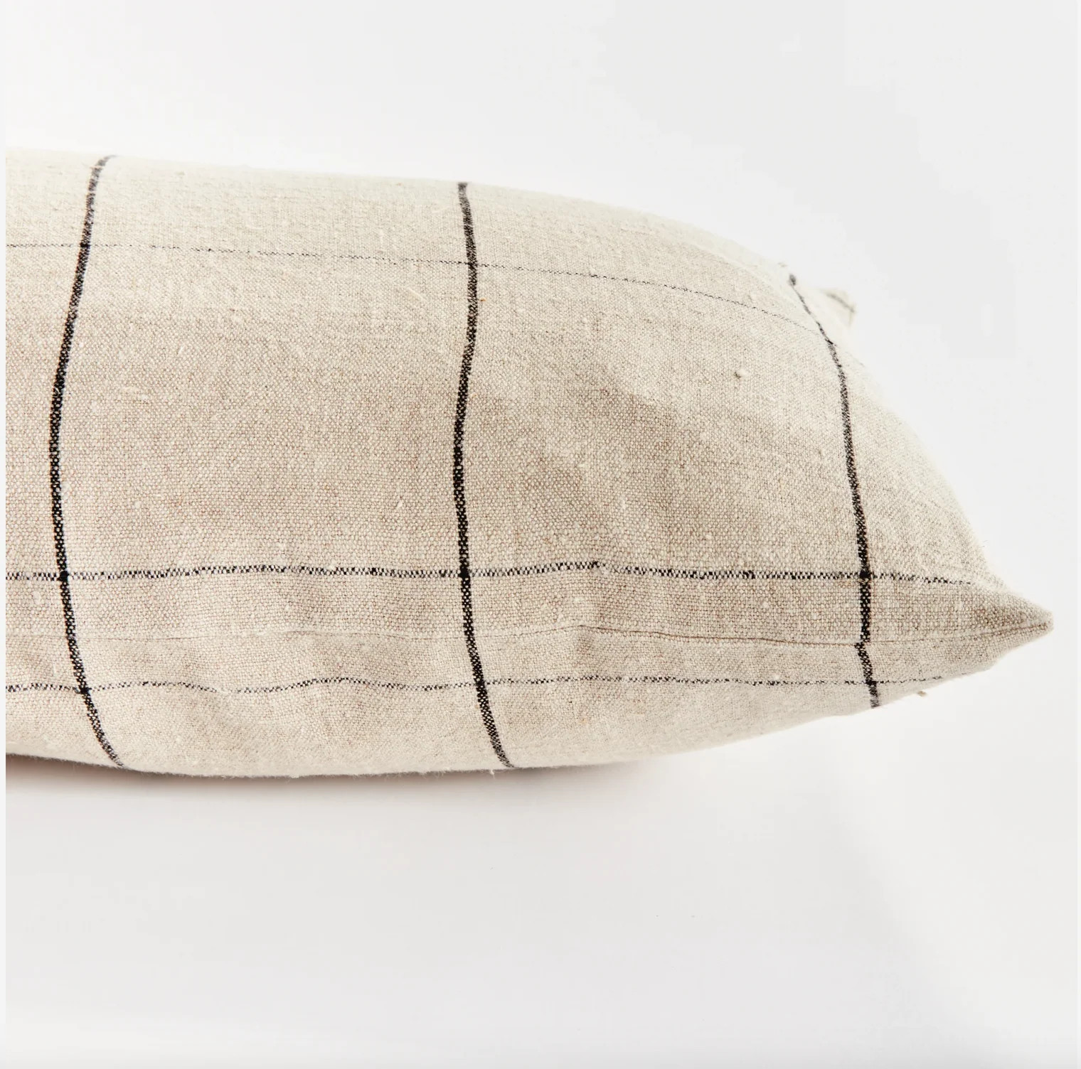 Louis European Linen Lumbar Pillow & Insert | Cottage and Key