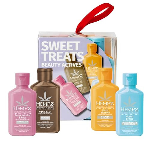 Hempz Mini Sweet Treats - Beauty Actives Lotion Gift Set, for Men and Women, Body Moisturizer Travel Essentials | Amazon (US)