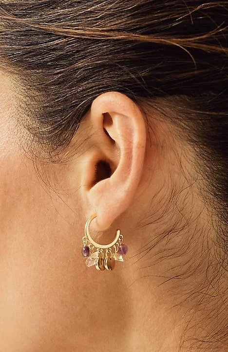 Coastal Bluffs Dangle Hoop Earrings | J. Jill