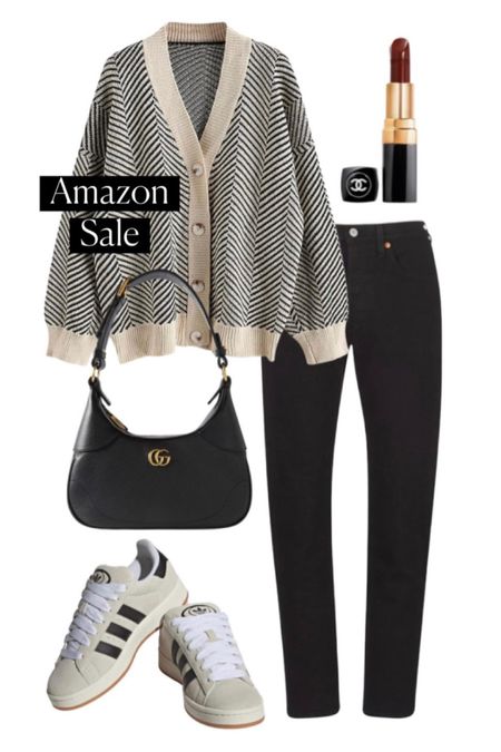 Fall outfit 
Fall outfits 

Amazon fashion 
Amazon find
Adidas sneakers 
Gucci bag
Sweater 
#ltkseasonal 
#ltku


#LTKshoecrush #LTKitbag #LTKfindsunder50
