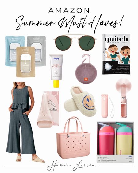 Amazon Summer Must Haves!

Fashion, summer essentials, alcohol mist, sunglasses, portable speakers, sunscreen, ice roller, tote bag, slippers, portable fan, Amazon #Amazon #Summer #MustHaves

Follow my shop @homielovin on the @shop.LTK app to shop this post and get my exclusive app-only content!

#LTKSwim #LTKSaleAlert #LTKSeasonal