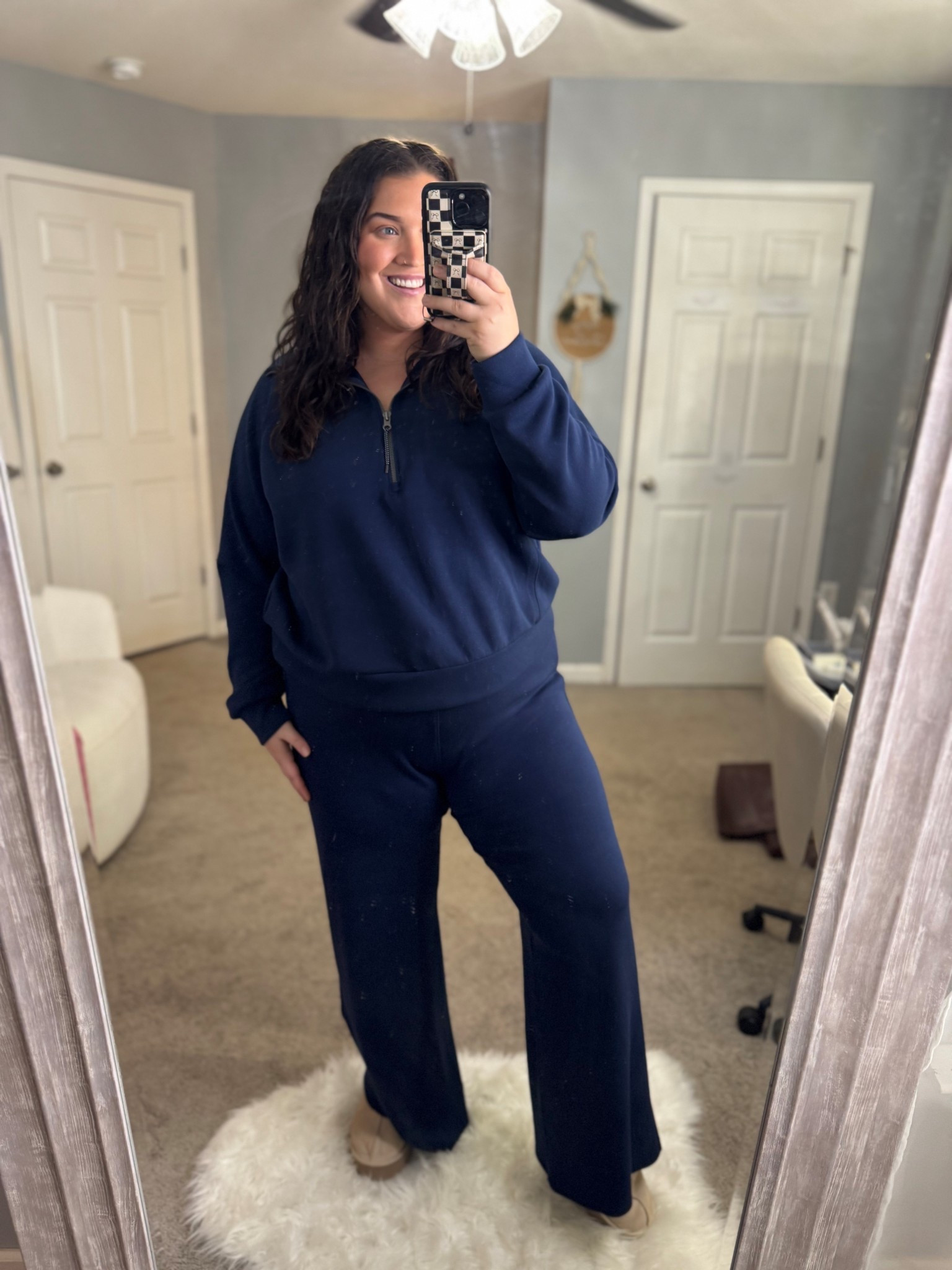 The coziest loungewear set perfect for rainy days when you want to keep put together ☔️ The material is luxe and stretchy. Wearing a size 2X 

#LTKgrwm #LTKootd #LTKPlusSize
