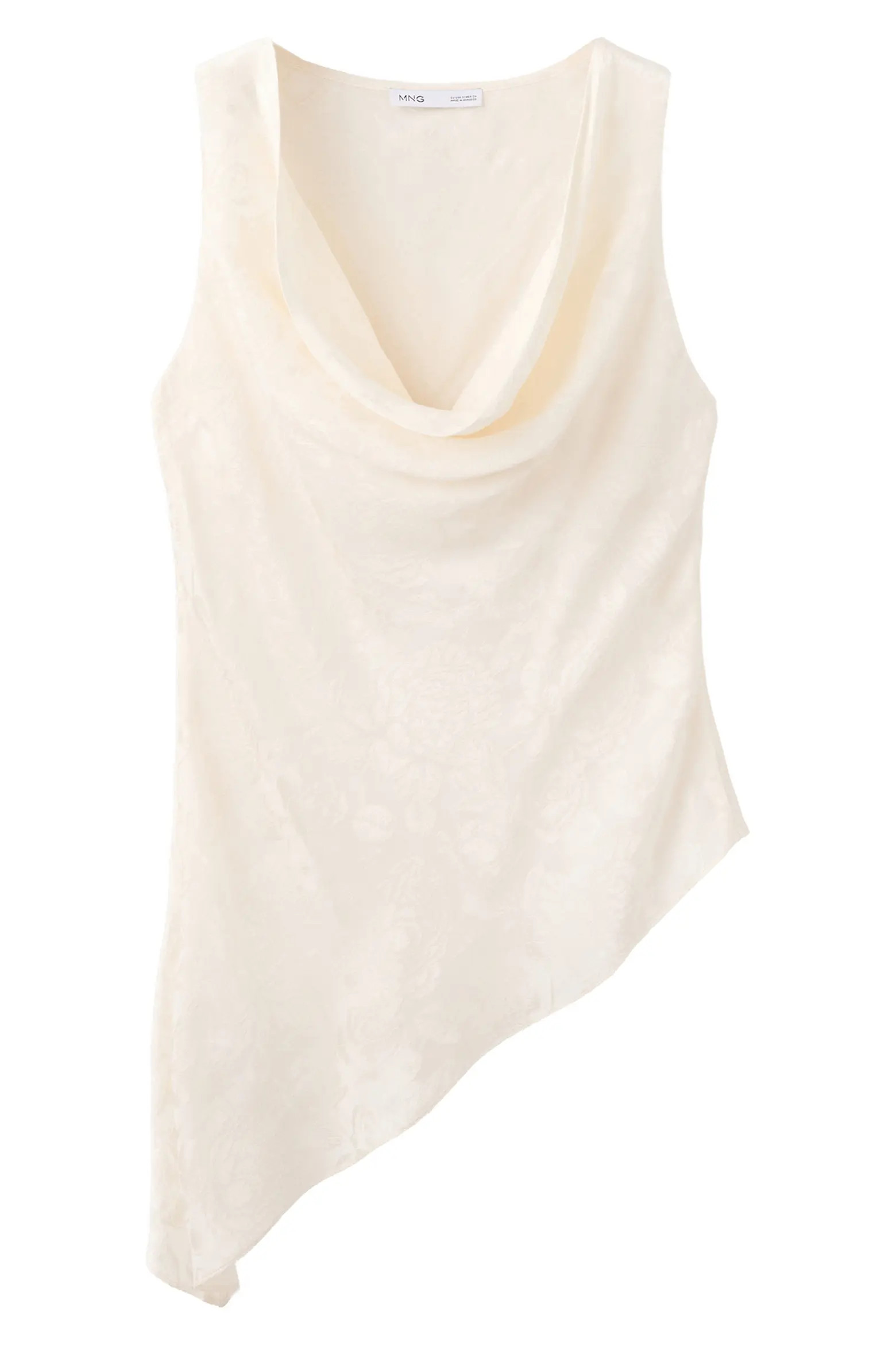 MANGO Mara Jacquard Asymmetric Top (Women) | Nordstrom | Nordstrom