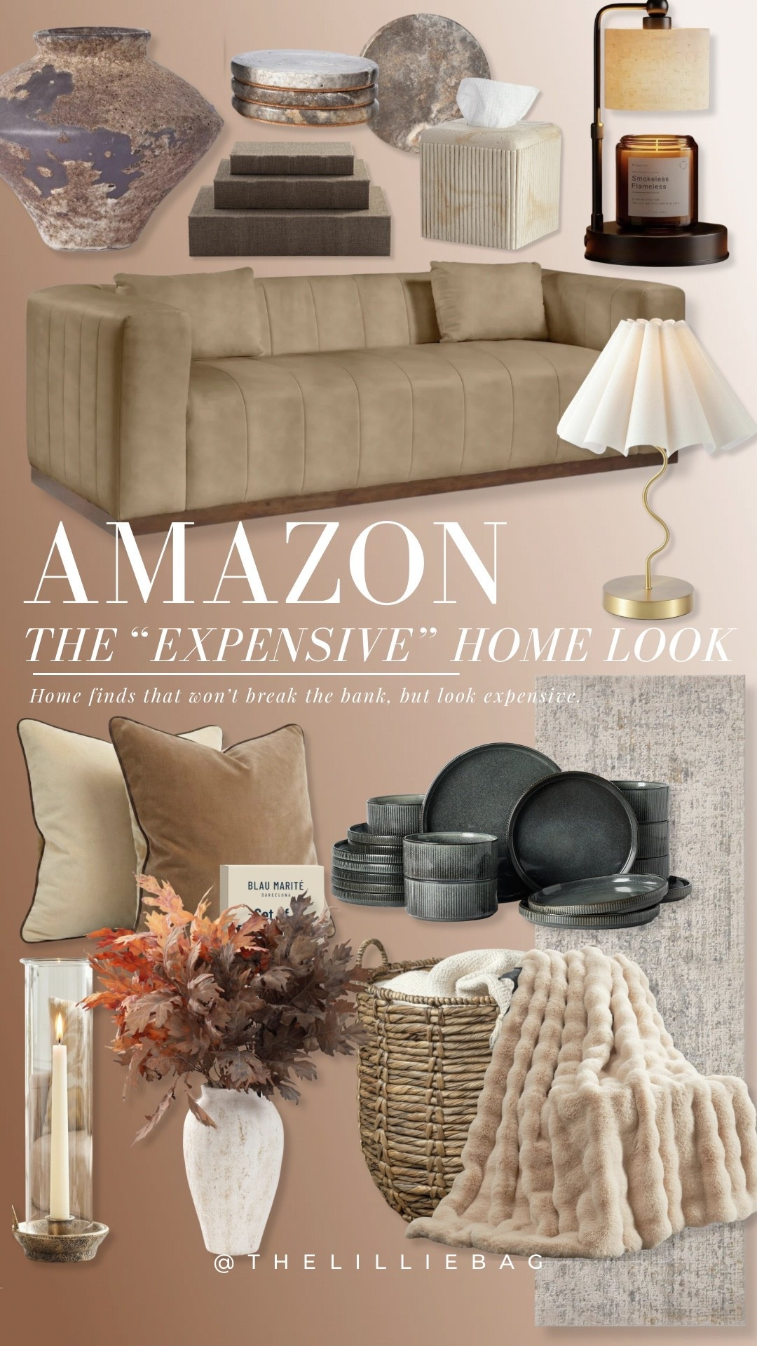 Amazon home finds that make me want to cozy up the entire house for fall 🤎🍂 Loving all the warm neutrals, rich textures + little details that instantly make a space feel more elevated. That candle warmer and cozy throw are SO good!

Shop all of these Amazon home finds in my LTK + Amazon Storefront ✨

Amazon home finds, Amazon home decor, fall home decor 2026, cozy home finds, neutral home decor, Amazon furniture, fall living room decor, cozy throw blanket, neutral area rug, Amazon kitchen finds, home decor finds, affordable home decor, warm neutral home, cozy fall home, Amazon new arrivals

#LTKSeasonal #LTKHome