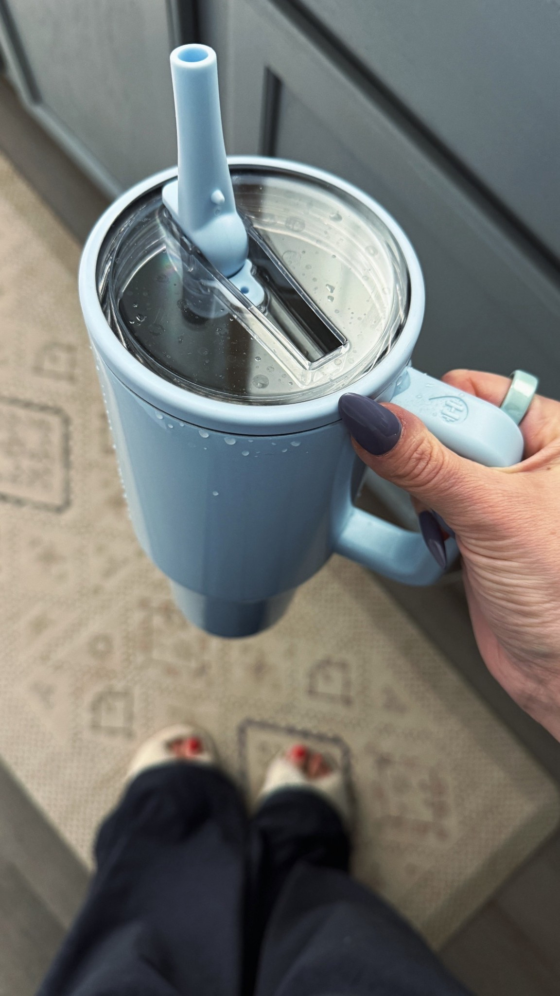 All blue everything today ✨💙 

This mat in our kitchen is incredible. We saw it in an Airbnb and fell in love so got one for our home. It’s so soft/supportive and easy to clean. The quality is incredible - proven in a home of 3 dogs! 😆

#LTKootd #LTKActive #LTKHome