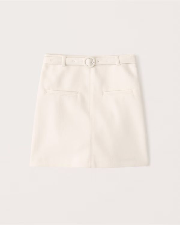 Women's Belted Cozy Mini Skirt | Women's Bottoms | Abercrombie.com | Abercrombie & Fitch (US)